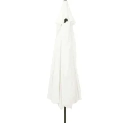 vidaXL Tuinparasol Zand 394 x 394 x 248 cm Polyester en staal
