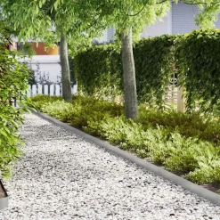 vidaXL Tuinrand 10 pcs Zilver 100 x 0.05 x 20 cm Gegalvaniseerd staal