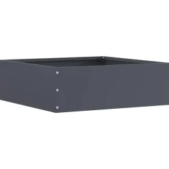 vidaXL Tuinrand Antraciet 40 x 40 x 13 cm Staal