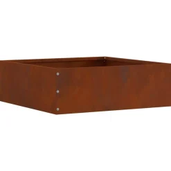 vidaXL Tuinrand Roestig 40 x 40 x 13 cm Cortenstaal