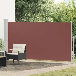 vidaXL Tuinscherm uittrekbaar 170x300 cm bruin