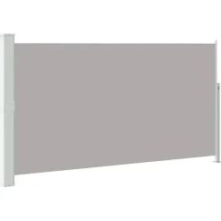 vidaXL Tuinscherm uittrekbaar 160x300 cm grijs