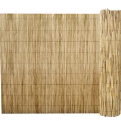 vidaXL Tuinscherm 500x100 cm riet