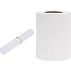 vidaXL Tuinscherm 35x0,19 m PVC wit