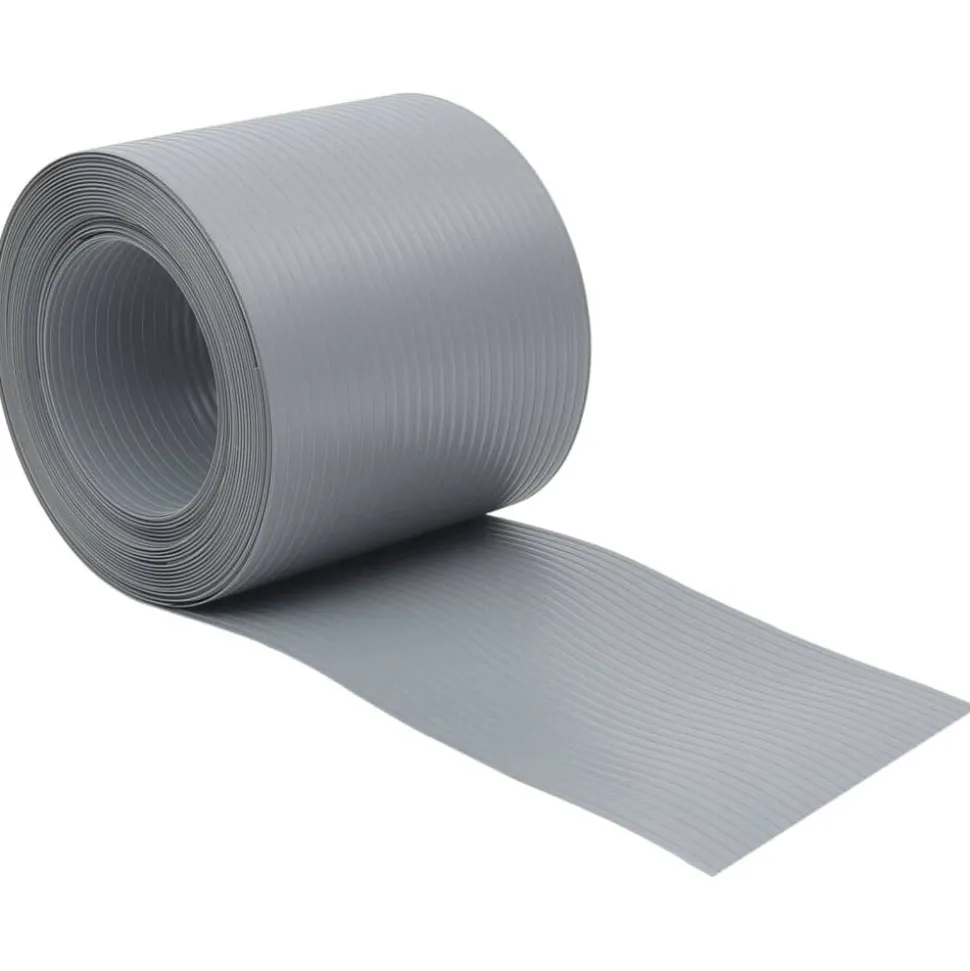 vidaXL Tuinschermen 10 st 252,5x19 m PVC grijs