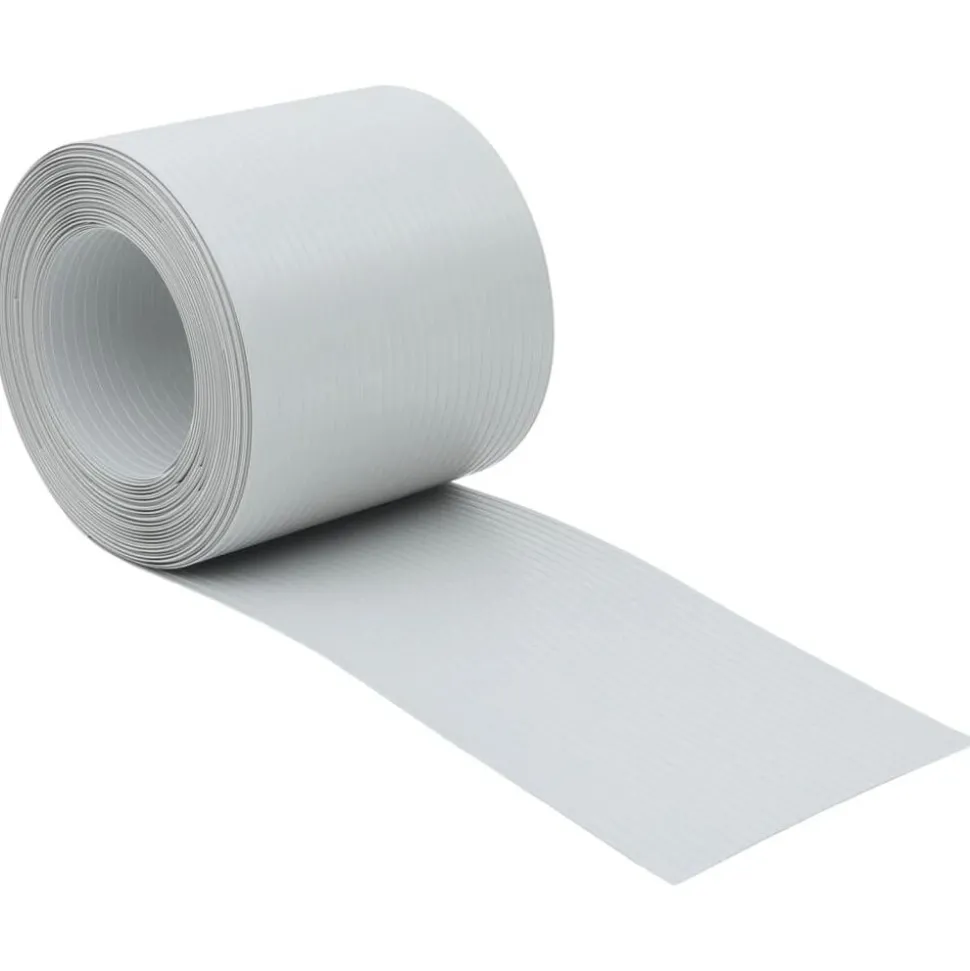 vidaXL Tuinschermen 10 st 252,5x19 m PVC lichtgrijs