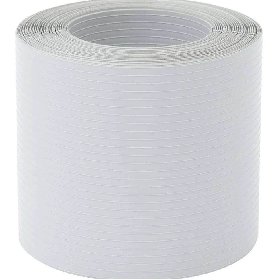 vidaXL Tuinschermen 10 st 252,5x19 m PVC lichtgrijs