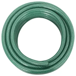 vidaXL Tuinslang met koppelingsset 0,5'' 10 m PVC groen