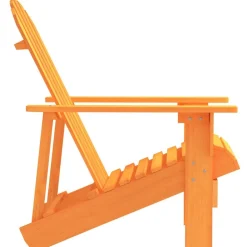 vidaXL Tuinstoel Adirondack massief vurenhout oranje