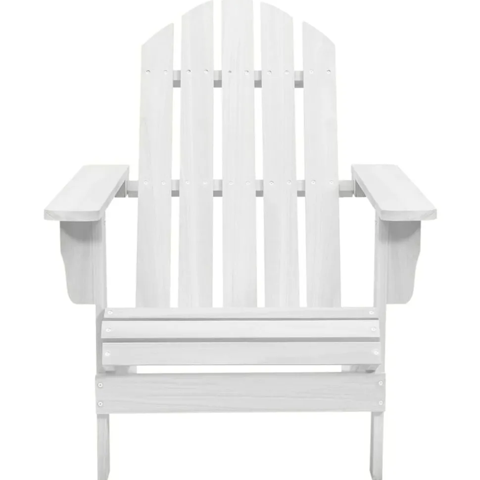 vidaXL Tuinstoel hout wit