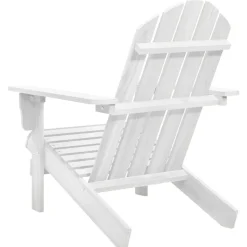 vidaXL Tuinstoel hout wit