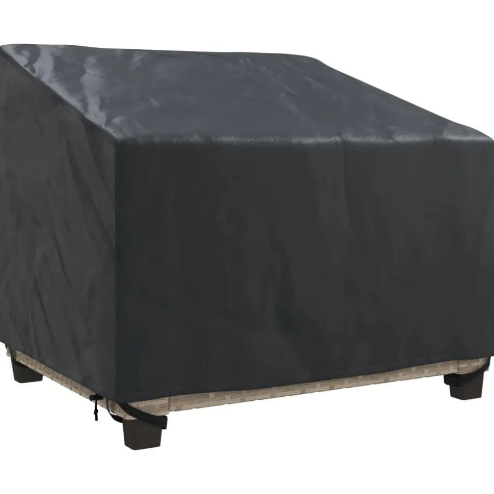 vidaXL Tuinstoelhoes Zwart 96 x 79 x 74 cm 600D Oxford Stof