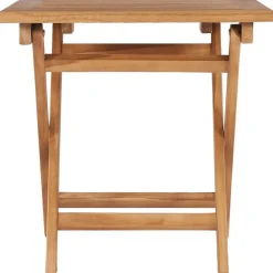 vidaXL Tuintafel inklapbaar 45x45x45 cm massief teakhout