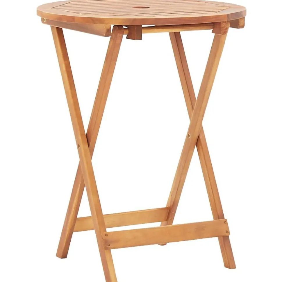 vidaXL Tuintafel inklapbaar 60x75 cm massief acaciahout