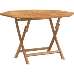 vidaXL Tuintafel inklapbaar 110x110x75 cm massief teakhout