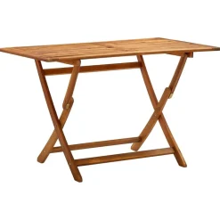 vidaXL Tuintafel inklapbaar 120x70x75 cm massief acaciahout