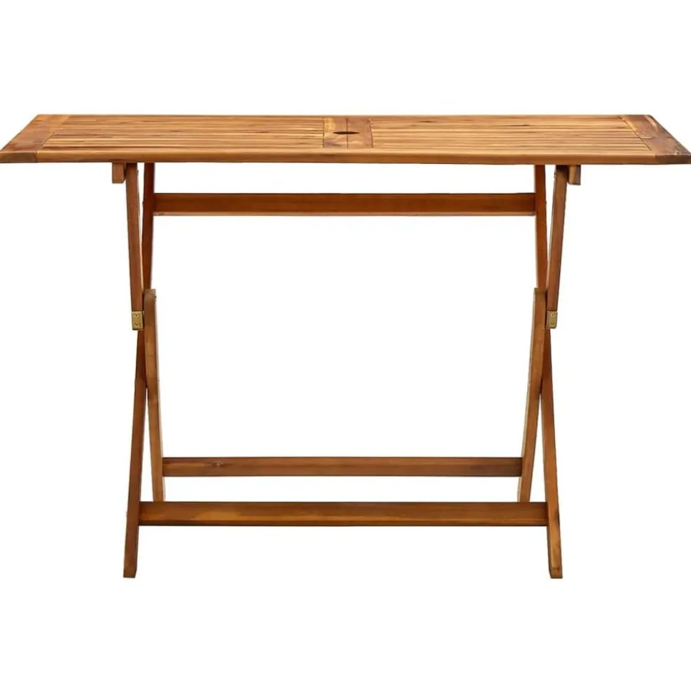 vidaXL Tuintafel inklapbaar 120x70x75 cm massief acaciahout