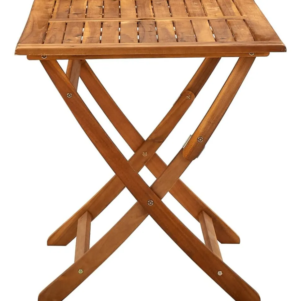 vidaXL Tuintafel inklapbaar 120x70x75 cm massief acaciahout