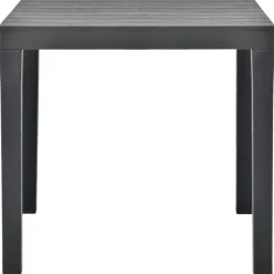 vidaXL Tuintafel 78x78x72 cm kunststof antraciet