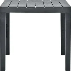 vidaXL Tuintafel 78x78x72 cm kunststof antraciet
