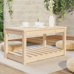 vidaXL Tuintafel 82,5x50,5x45 cm massief grenenhout