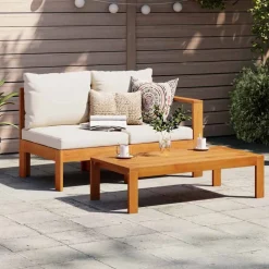 vidaXL Tuintafel 100x50x27 cm massief acaciahout