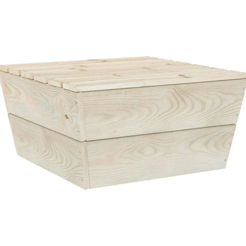 vidaXL Tuintafels 2 st 60x60x30 cm geïmpregneerd vurenhout
