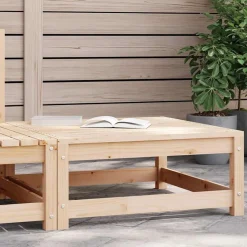 vidaXL Tuinvoetenbank 70x70x30 cm massief grenenhout