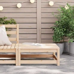 vidaXL Tuinvoetenbank 70x70x30 cm massief grenenhout
