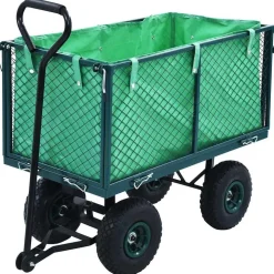 vidaXL Tuinwagen 350 kg groen