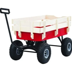 vidaXL Tuinwagen 150 kg rood