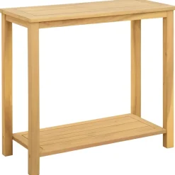 vidaXL Tuinwandtafel 80x35x75 cm massief acaciahout