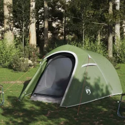 vidaXL Tunneltent 3-persoons waterdicht groen