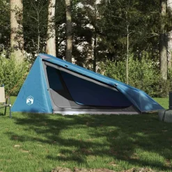 vidaXL Tunneltent 1-persoons waterdicht blauw