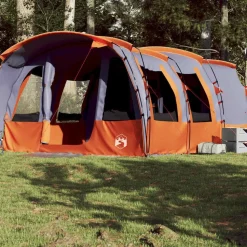 vidaXL Tunneltent 8-persoons waterdicht grijs