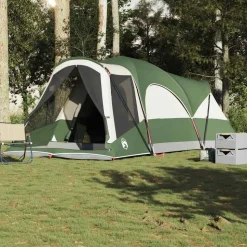 vidaXL Tunneltent 8-persoons waterdicht groen