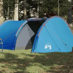 vidaXL Tunneltent 4-persoons waterdicht blauw