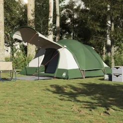 vidaXL Tunneltent 8-persoons waterdicht groen