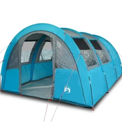 vidaXL Tunneltent 4-persoons waterdicht blauw