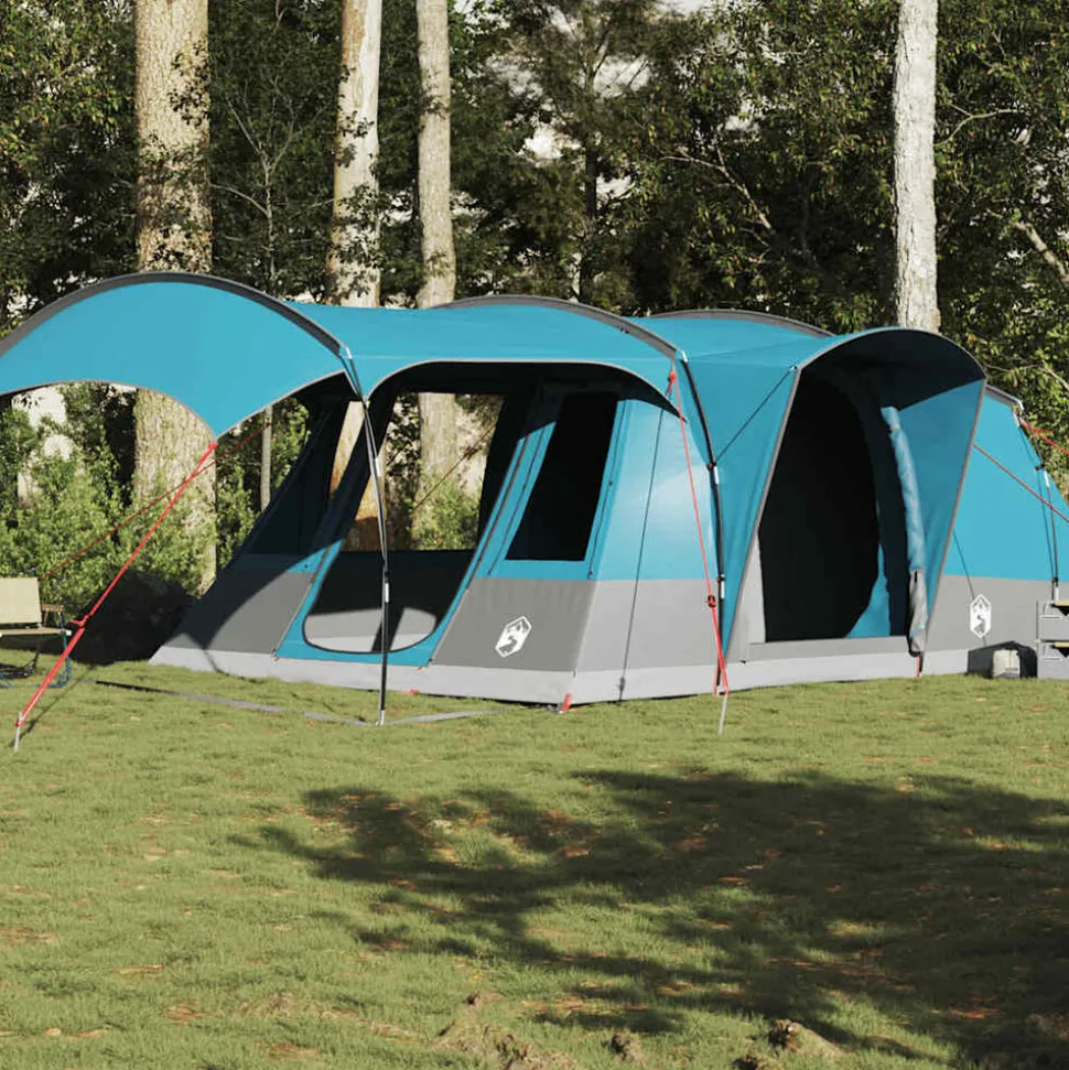 vidaXL Tunneltent 5-persoons waterdicht blauw