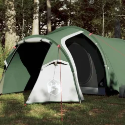 vidaXL Tunneltent 2-persoons waterdicht groen