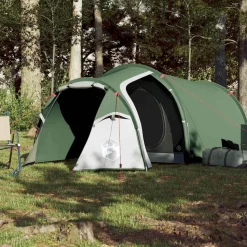vidaXL Tunneltent 2-persoons waterdicht groen