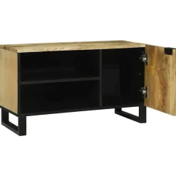 vidaXL TV Eenheden Bruin 80 x 33 x 46 cm Bewerkt hout