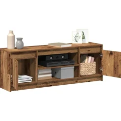 vidaXL TV Eenheden Bruin 139,5 x 34 x 50 cm Bewerkt hout