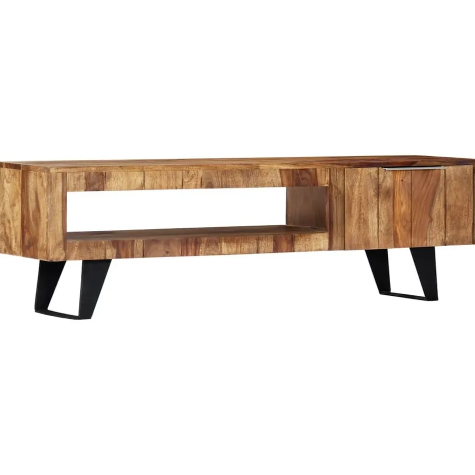 vidaXL Tv meubel 140x30x40 massief acaciahout