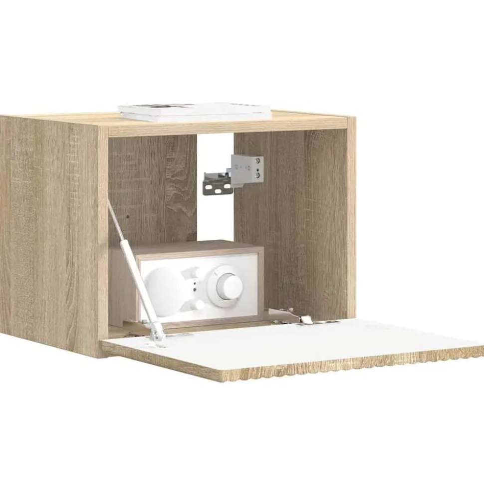 vidaXL TV Wandkast Sonoma 39 x 31 x 29,5 cm Bewerkt hout