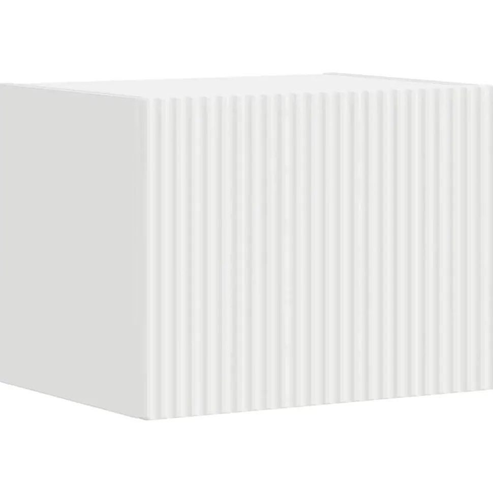 vidaXL TV Wandkast Wandgemonteerd Wit 39 x 31 x 29,5 cm Bewerkt hout