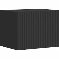 vidaXL TV Wandkast Wandgemonteerd Zwart 39 x 31 x 29,5 cm Bewerkt hout