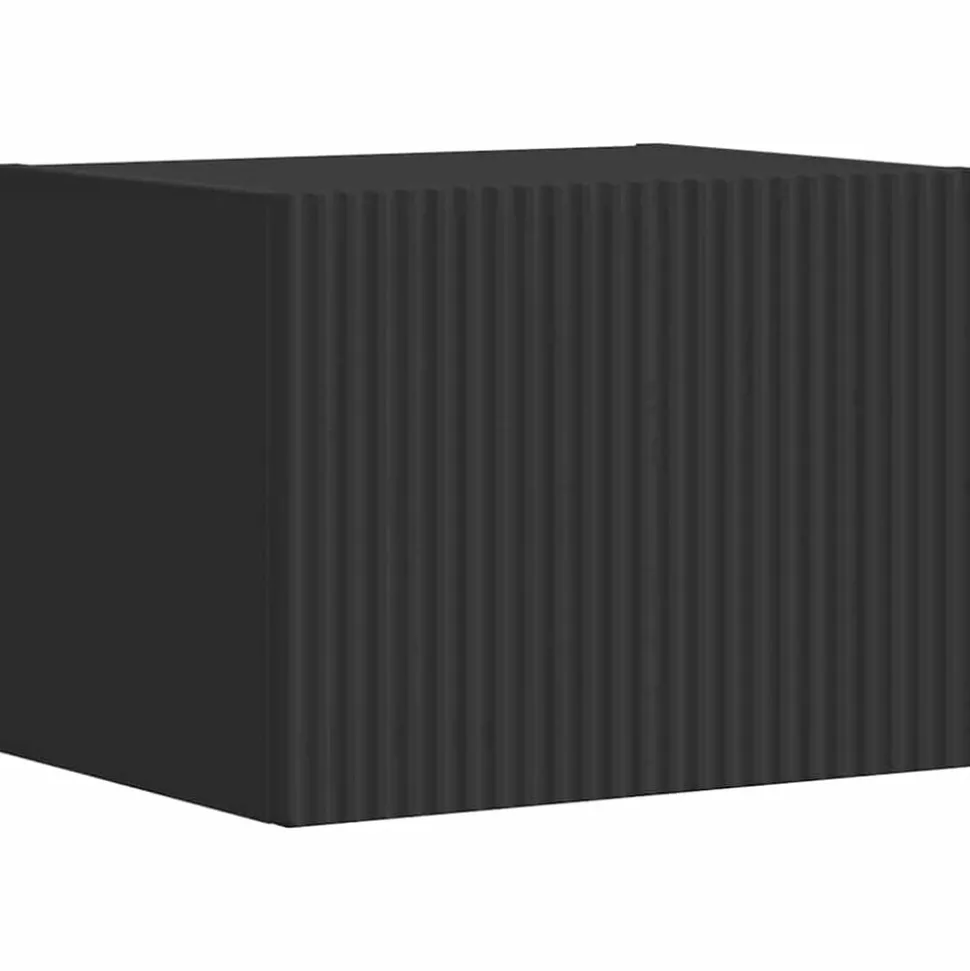 vidaXL TV Wandkast Wandgemonteerd Zwart 39 x 31 x 29,5 cm Bewerkt hout