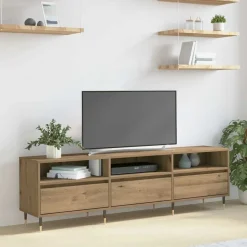 vidaXL TV-kast Artisan Eiken 150 x 30 x 45 cm Bewerkt hout